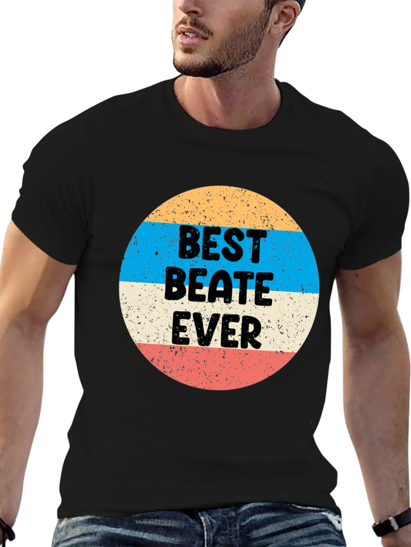Black Best Beate Ever T-Shirt - Retro Style view 6
