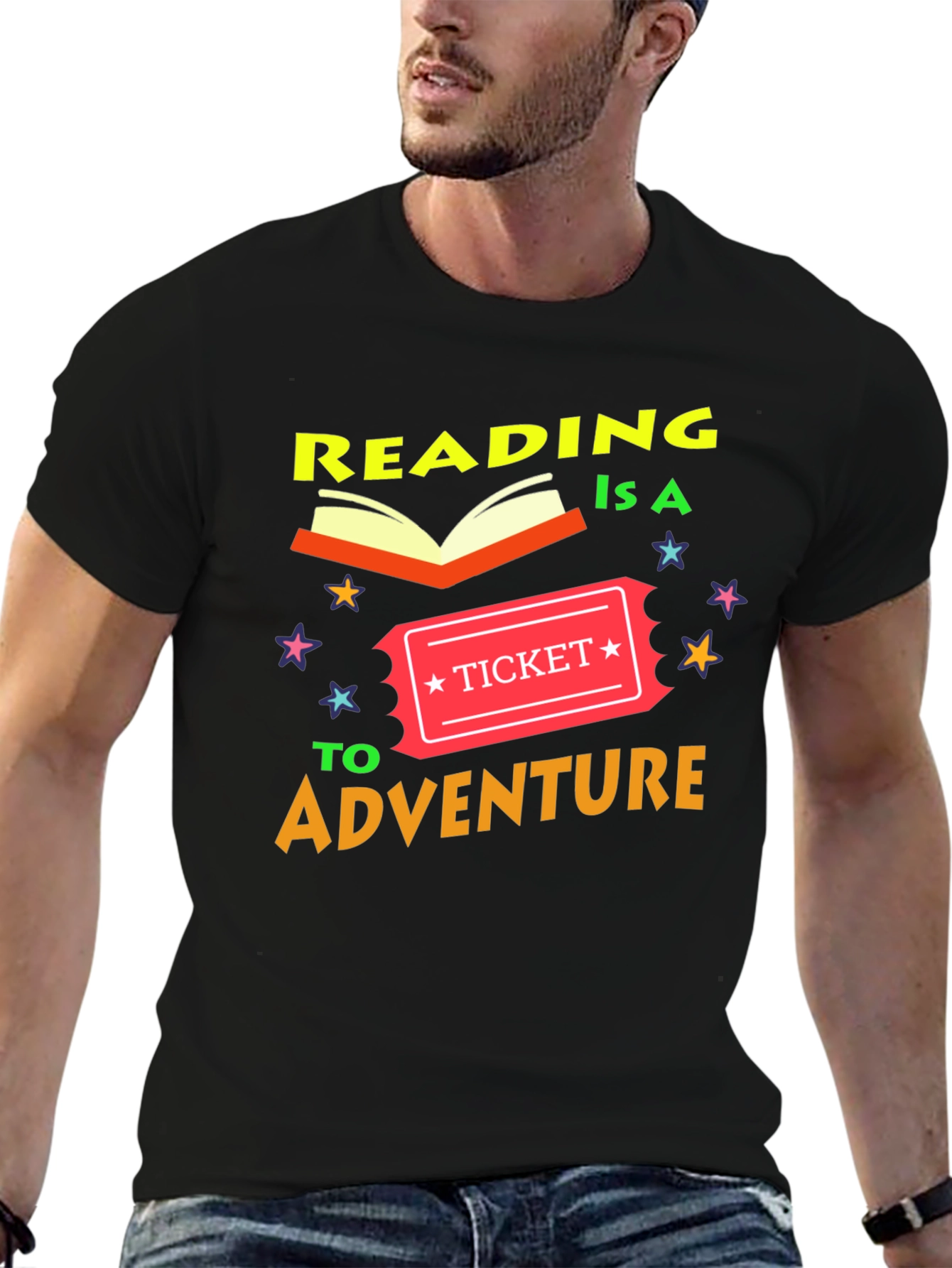 Reading is a Ticket to Adventure T-Shirt - 6