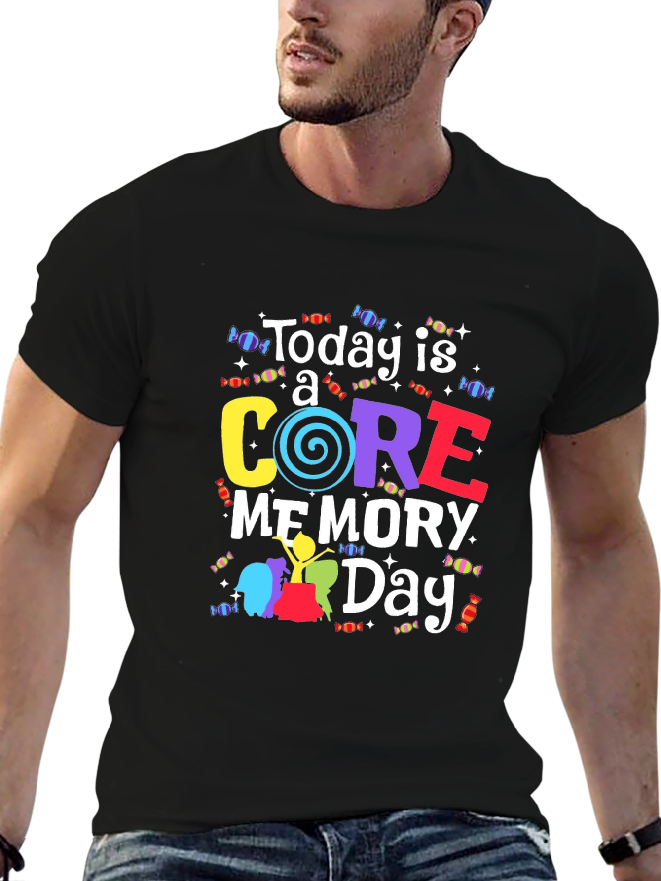 Black Today is a Core Memory Day T-Shirt view 6