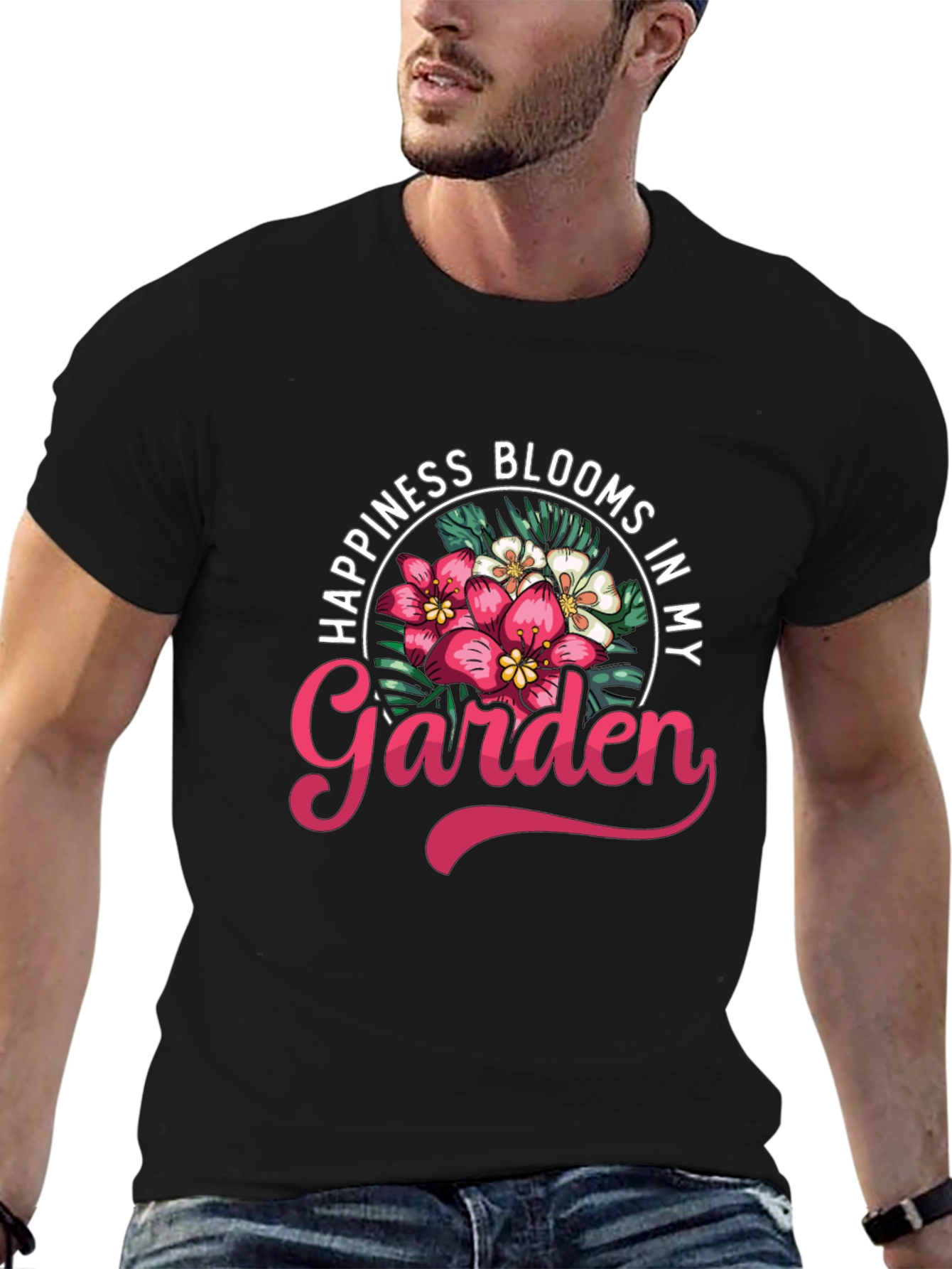 Happiness Blooms in my Garden T-Shirt - 6