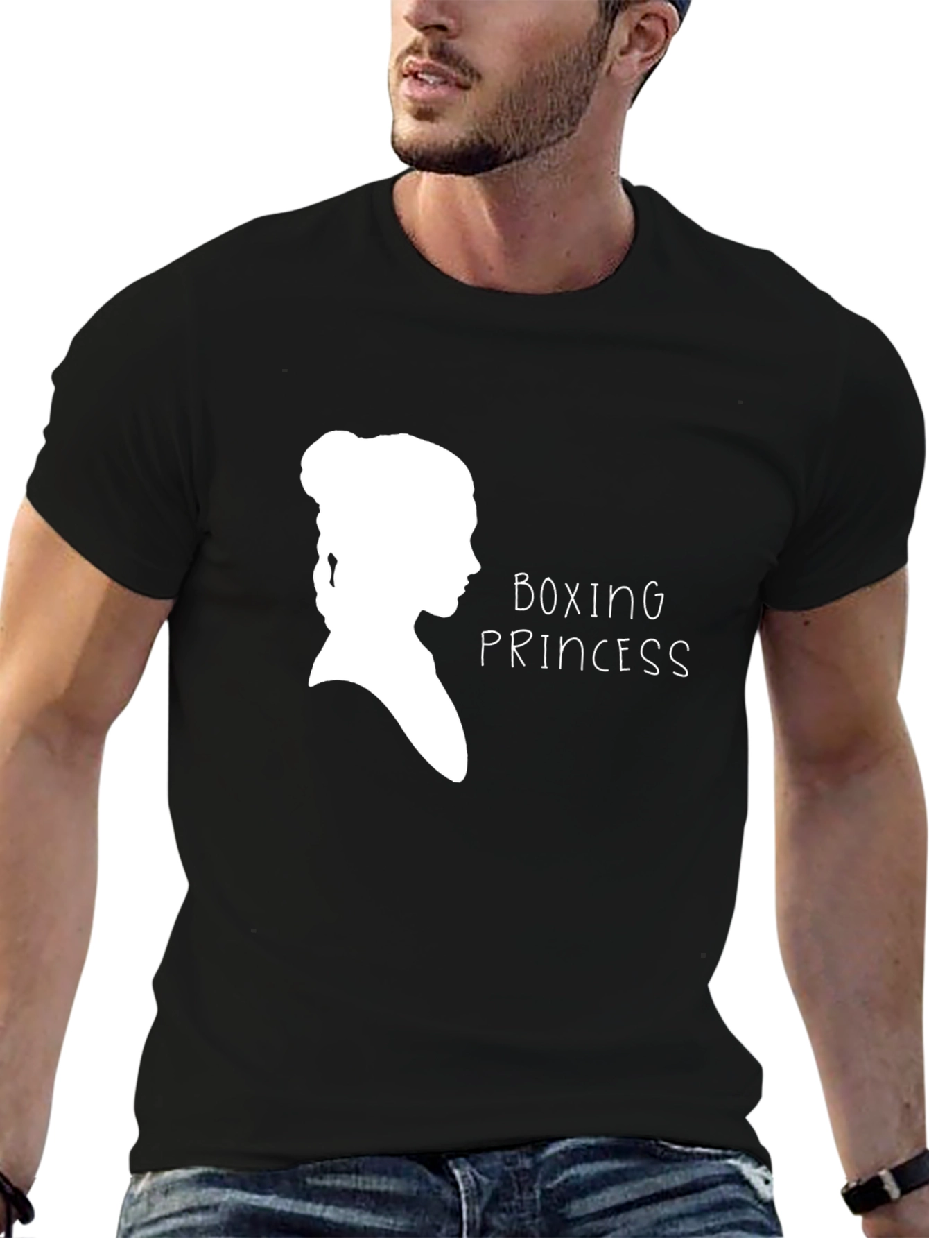 Black Boxing Princess Black T-Shirt view 6