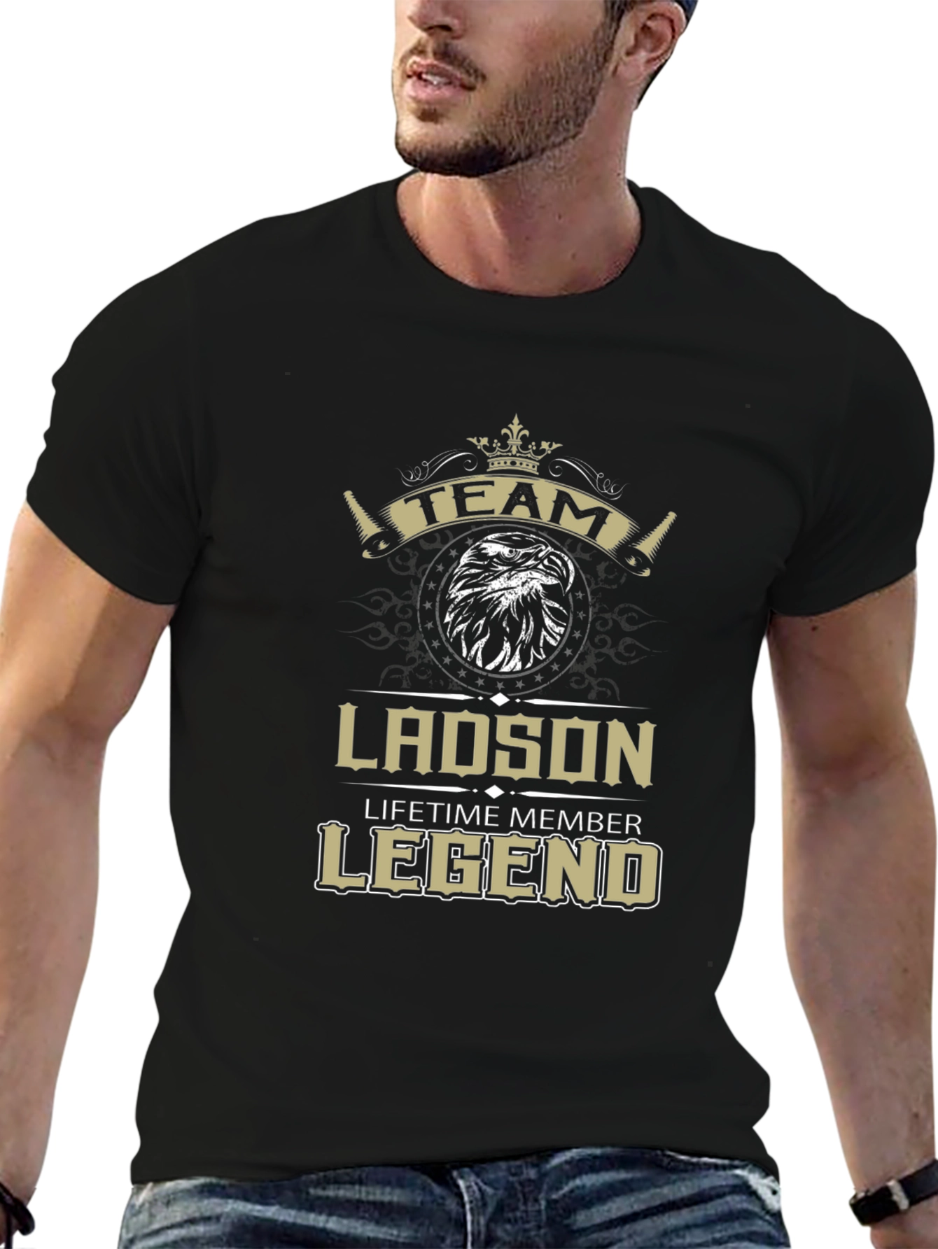 Black Ladson Legend T-Shirt - Lifetime Member view 6