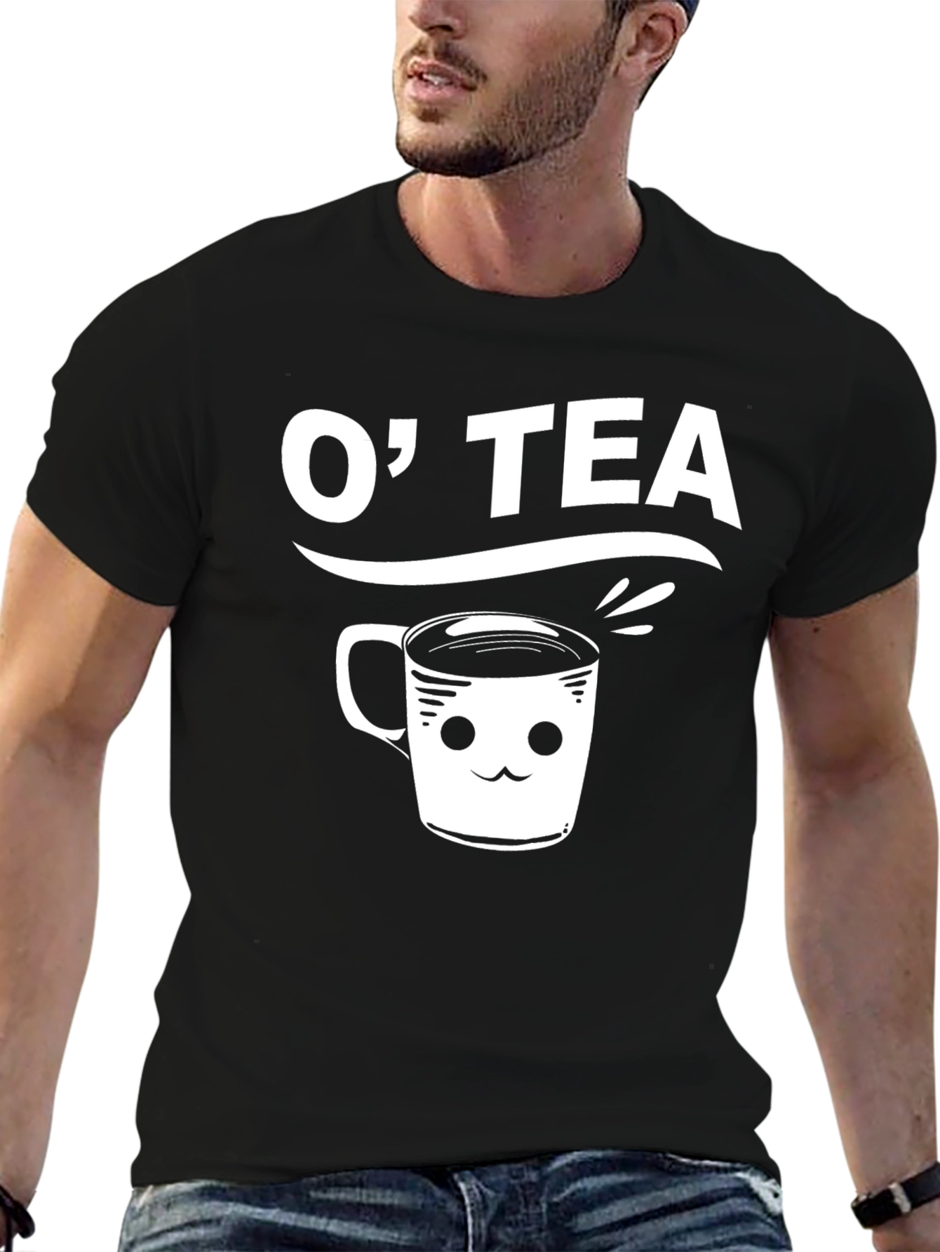 Black O' Tea Funny Graphic Tee view 6