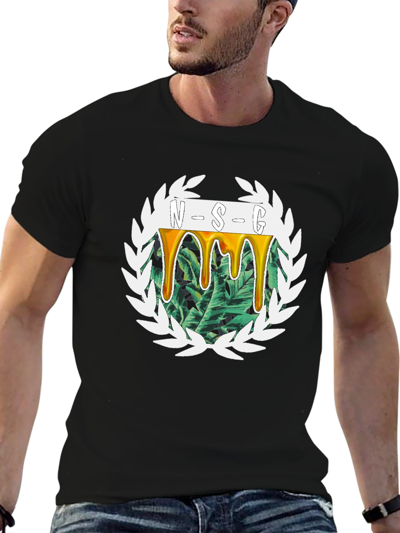 NSG Graphic Tee - Tropical Drip Design - 6