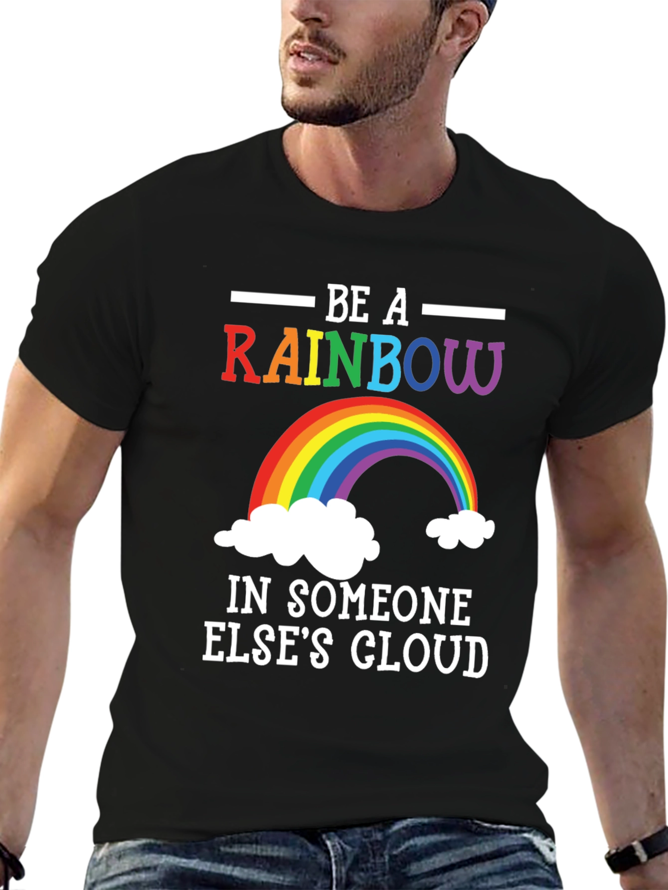 Rainbow Graphic T-Shirt - Be A Rainbow - 6