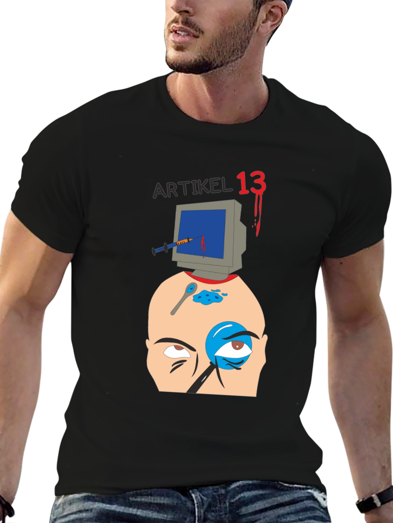 Black Artikel 13 Graphic T-Shirt view 6