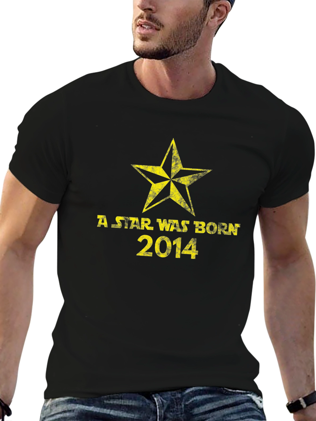 Black A Star Was Born 2014 T-Shirt view 6