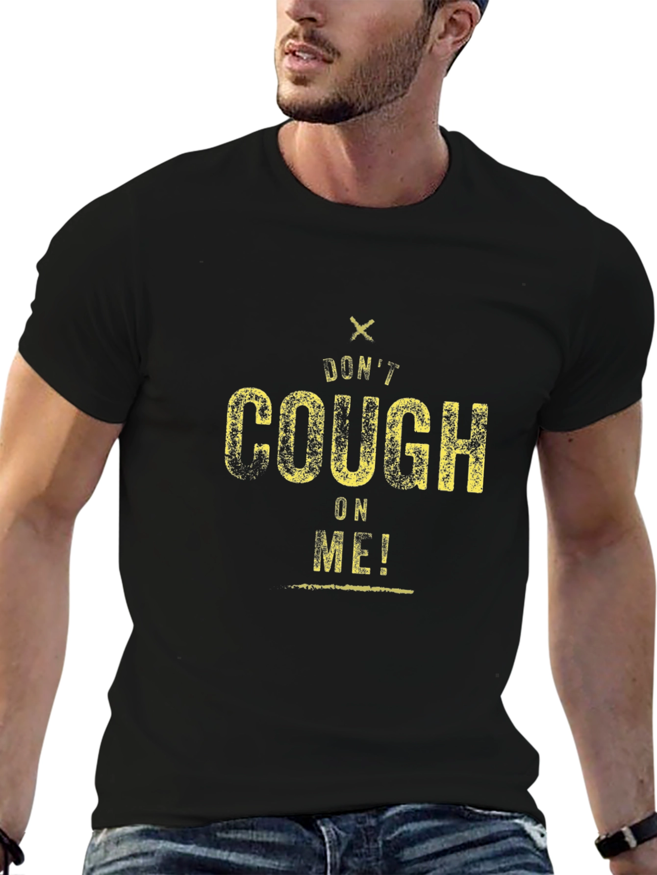 Black Don't Cough On Me! Graphic Tee view 6
