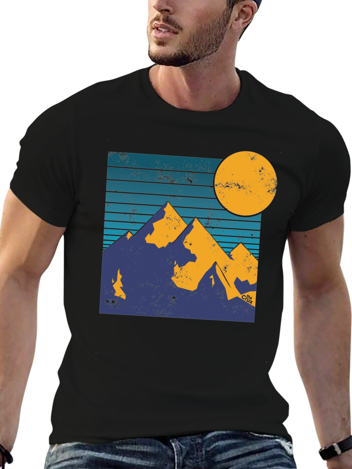 Black Mountain Sunset Graphic Tee - Adventure Style view 6