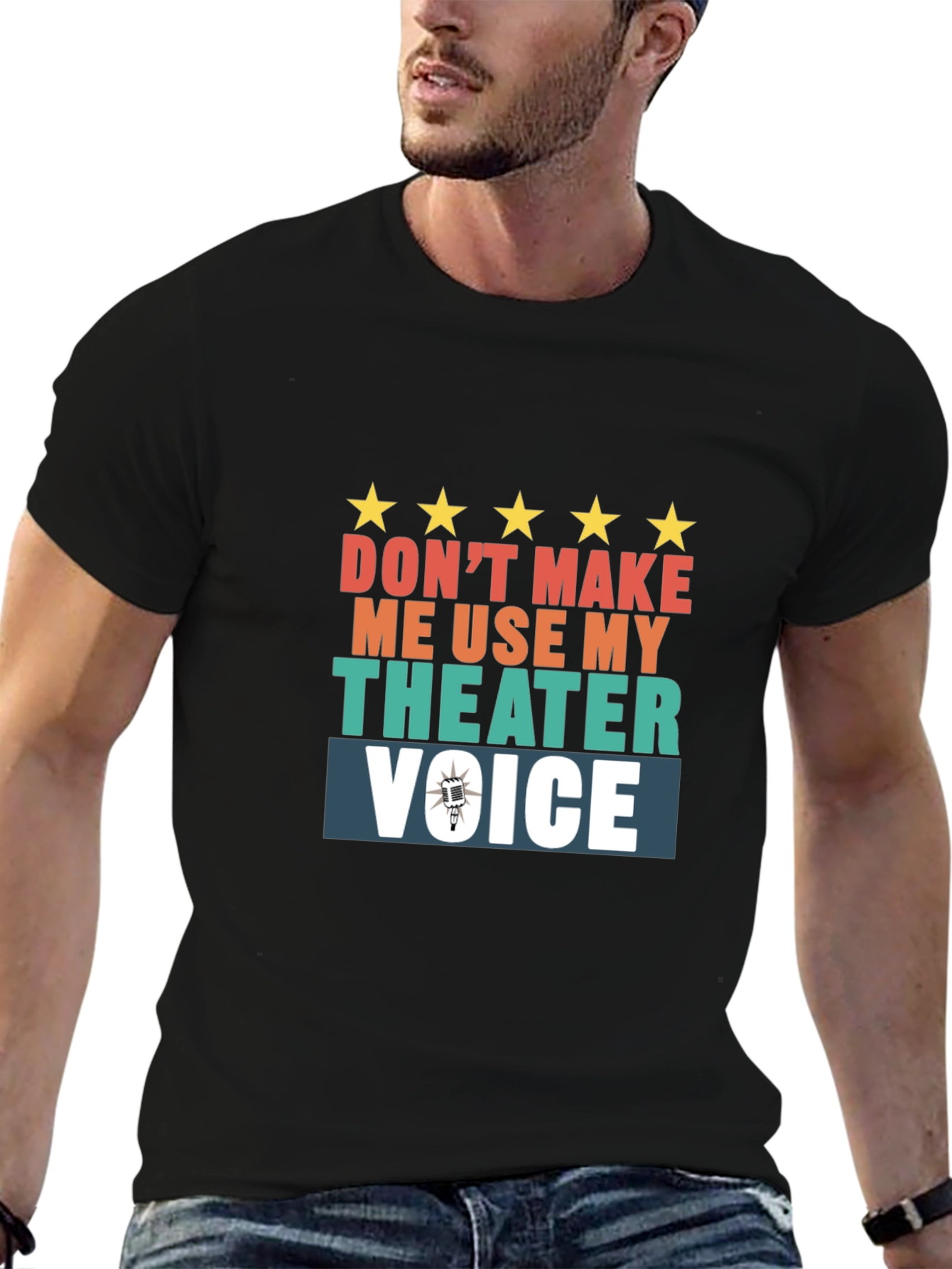 Black Theater Voice Graphic Tee view 6