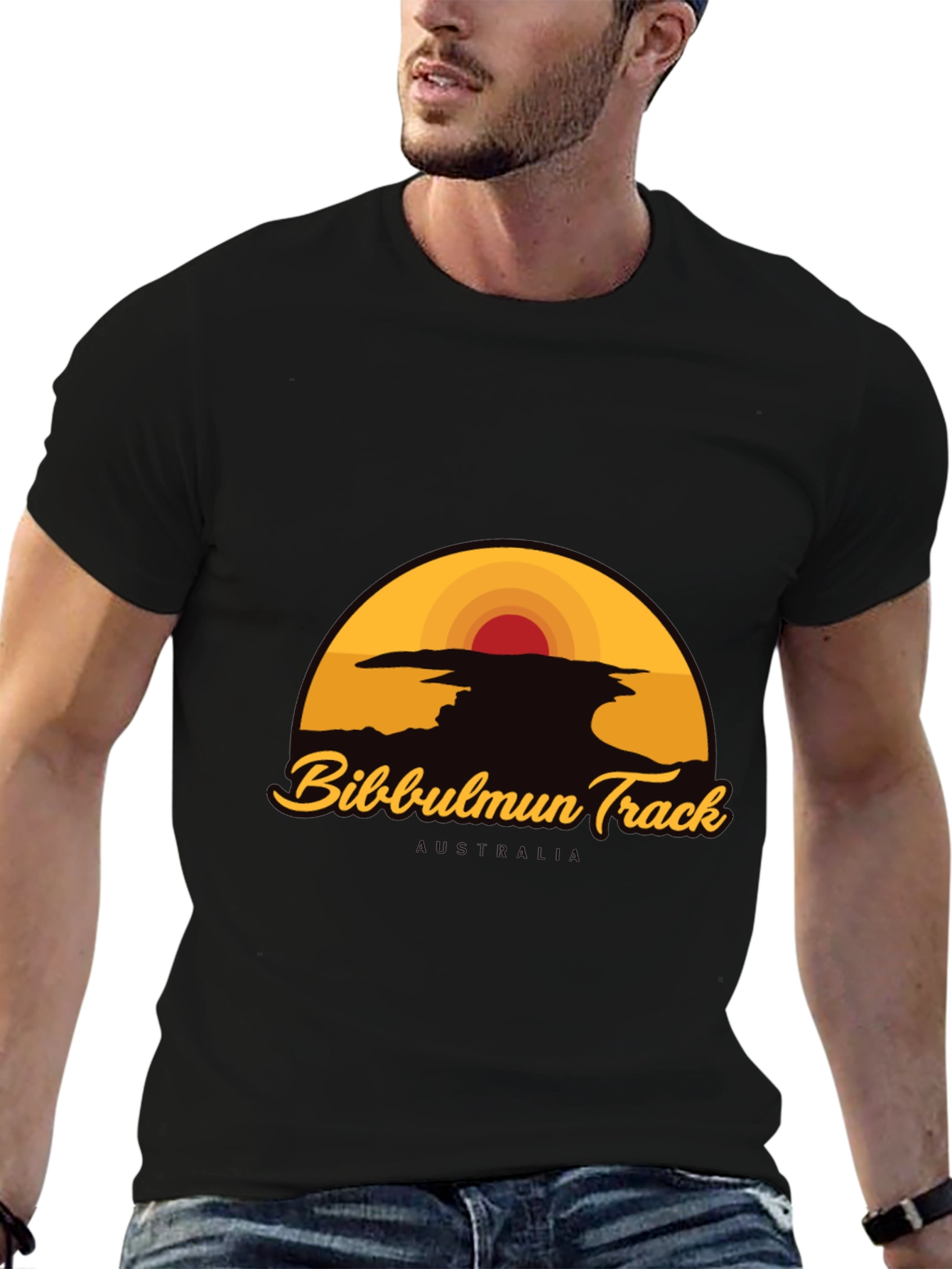 Black Bibbulmun Track Graphic Tee view 6