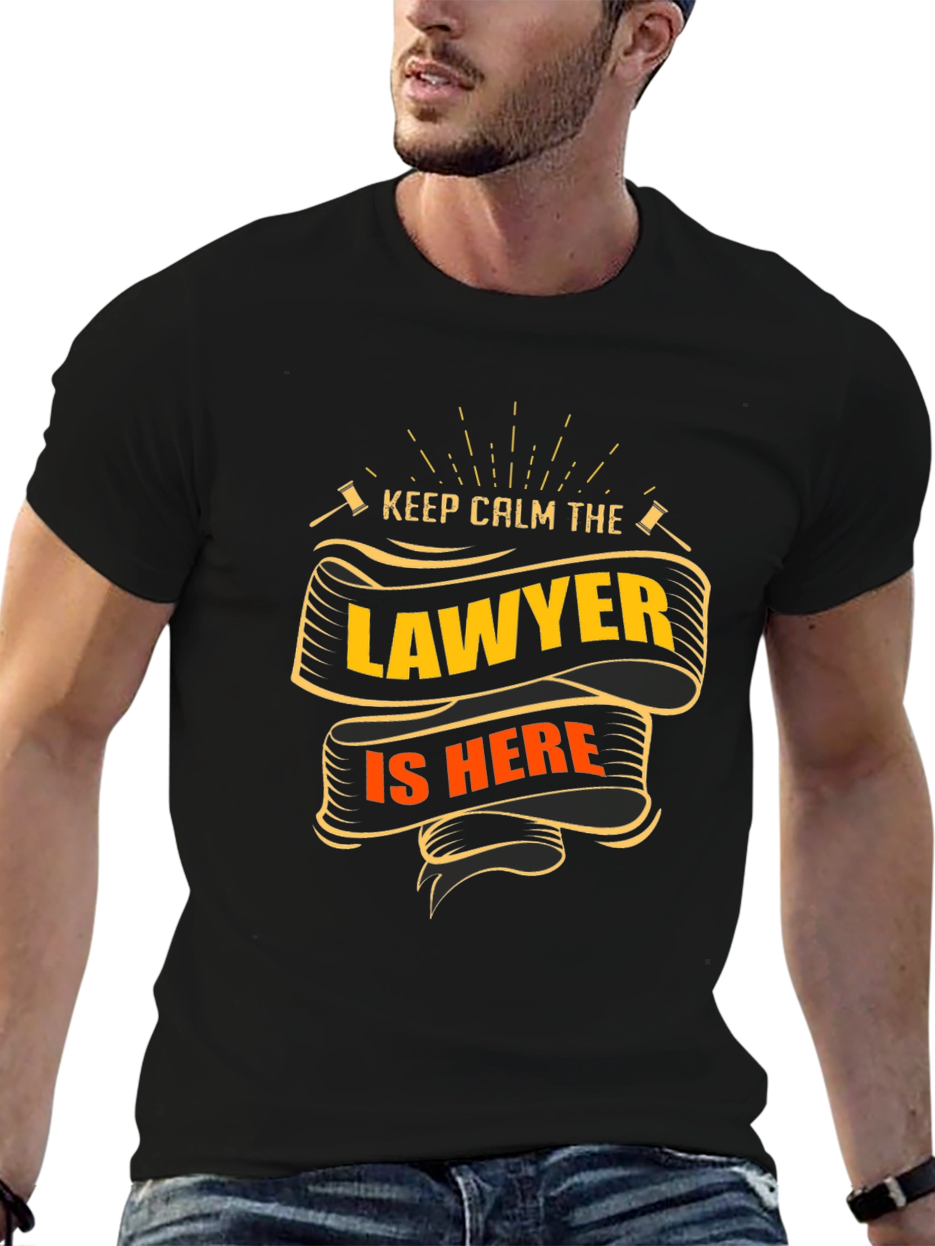 Lawyer T-Shirt - Keep Calm The Lawyer Is Here - 6