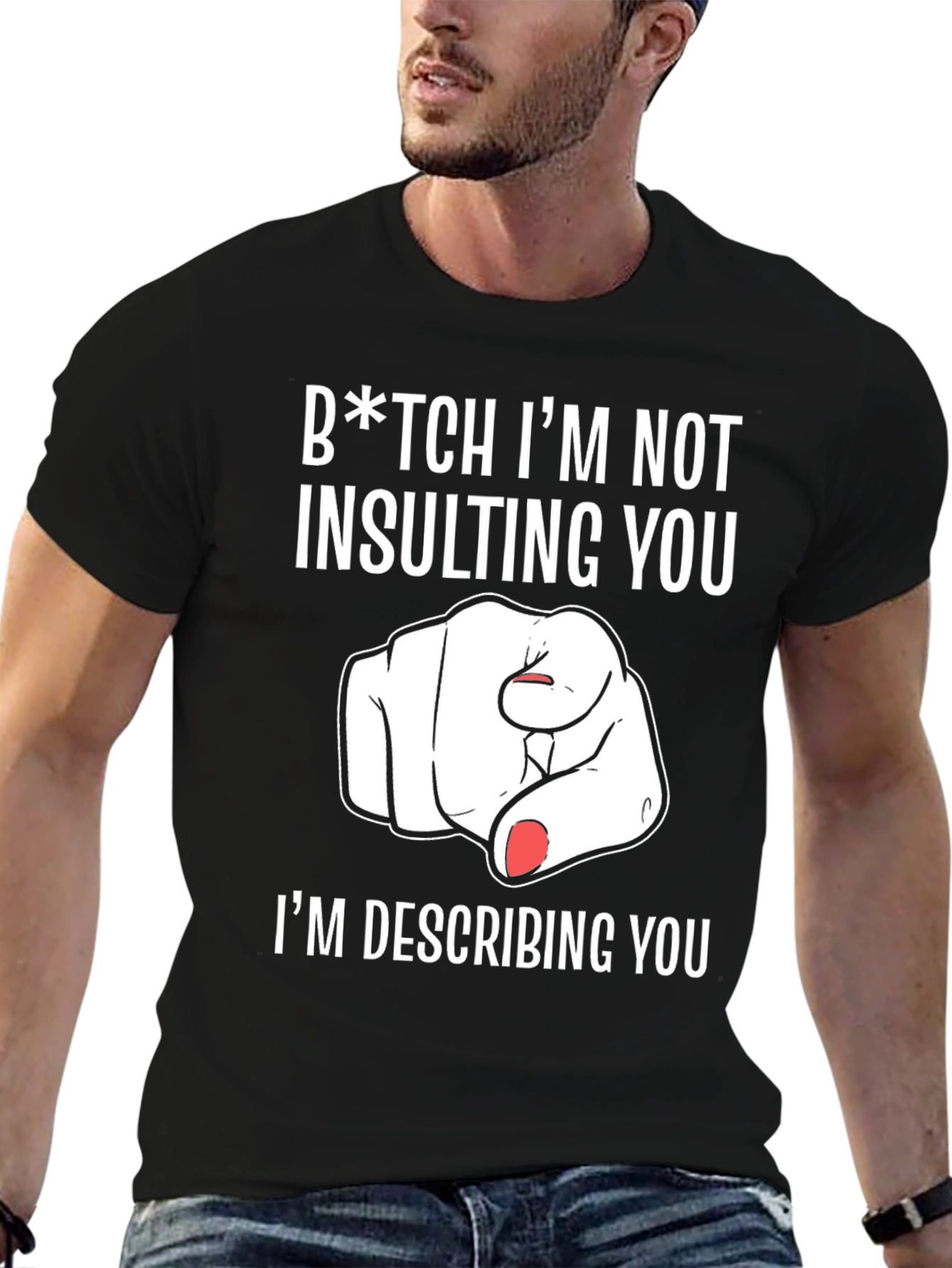 Black Describing You T-Shirt view 6