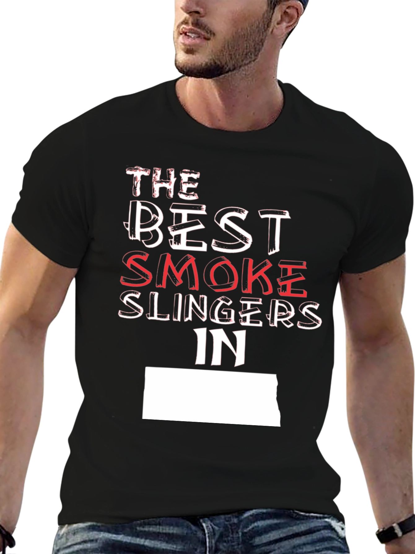 Black The Best Smoke Slingers T-Shirt view 6