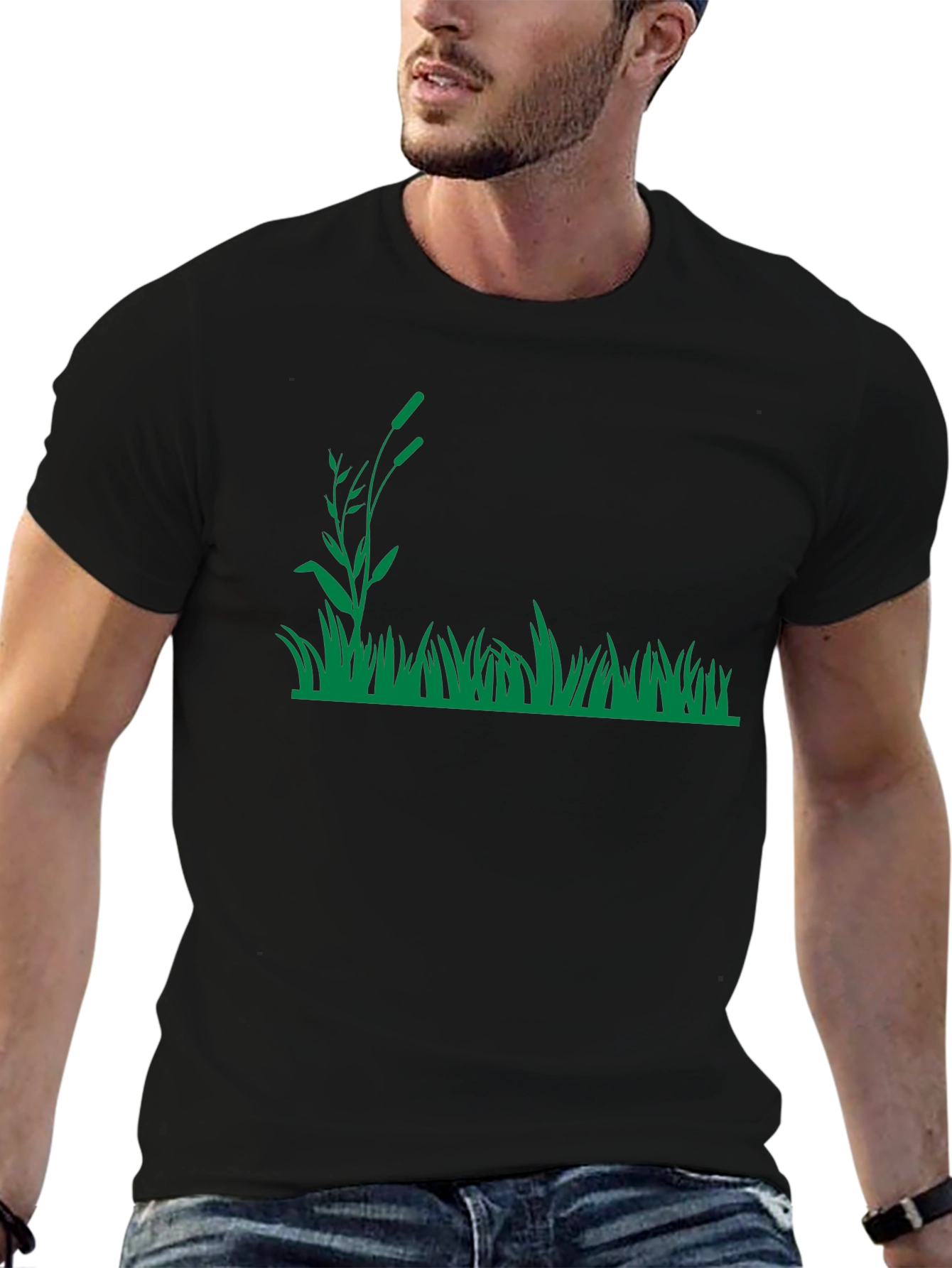 Nature Inspired Black T-Shirt - 6