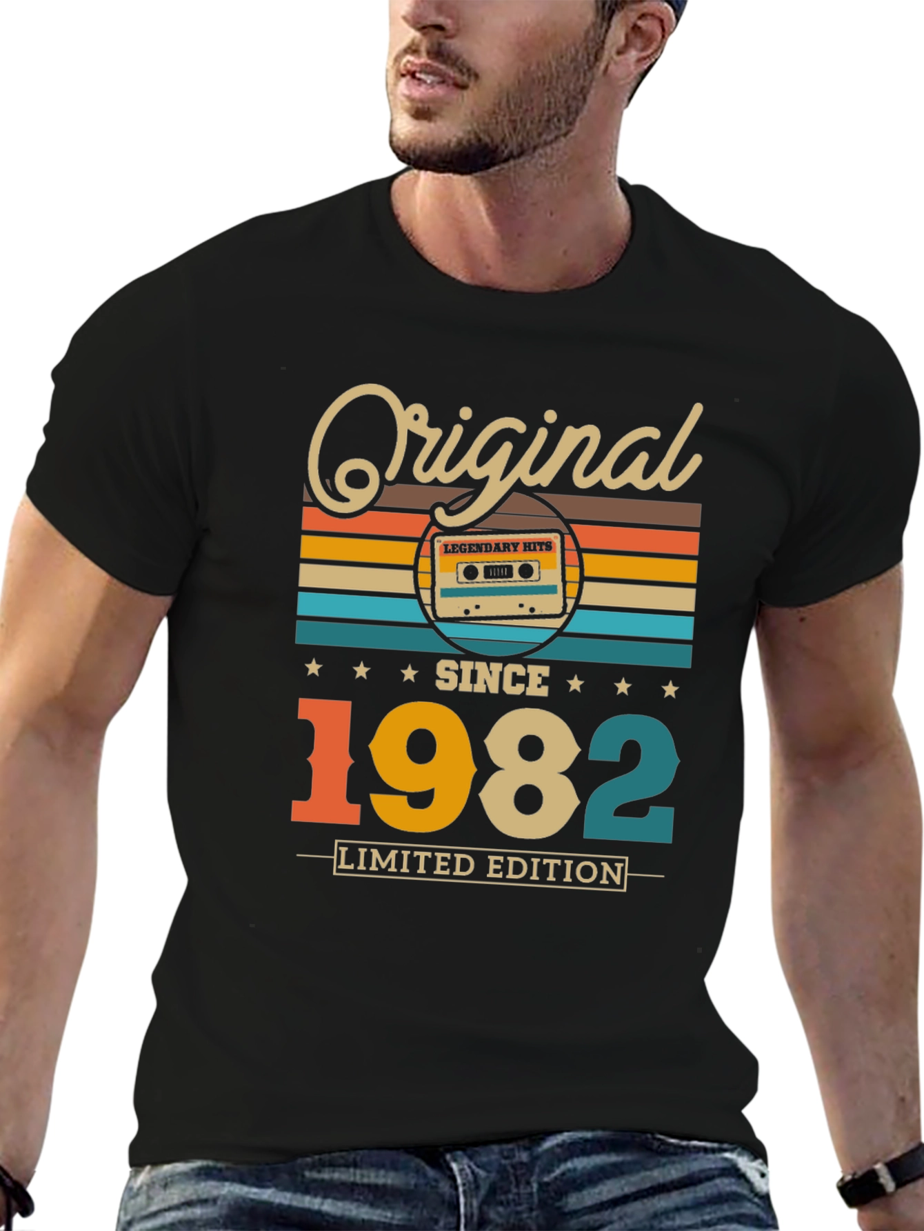 Black Original 1982 Limited Edition Graphic Tee view 6
