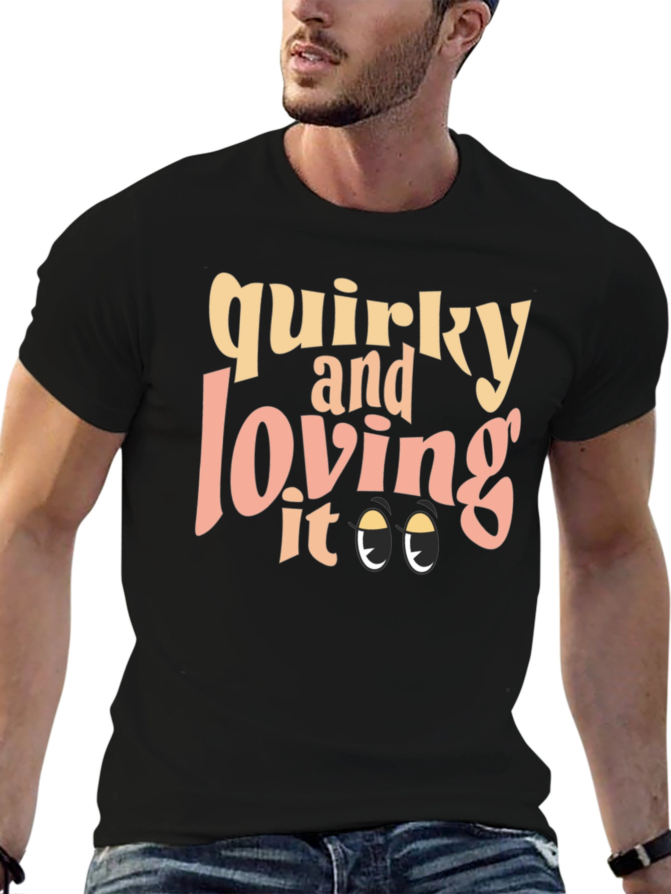 Black Quirky and Loving It - Graphic Tee view 6