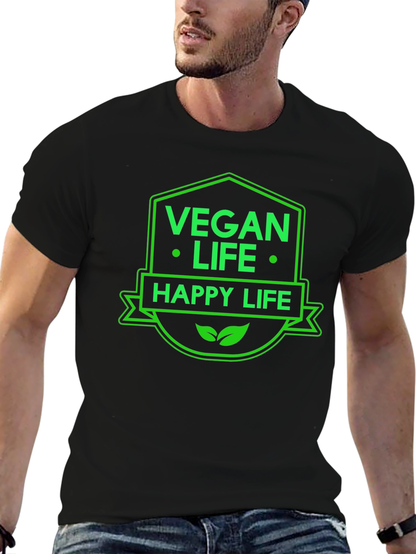 Vegan Life T-Shirt - Happy & Healthy Lifestyle - 6