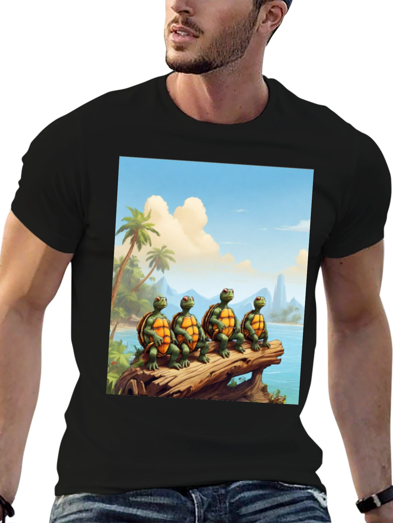 Black Turtle Beach T-Shirt view 6