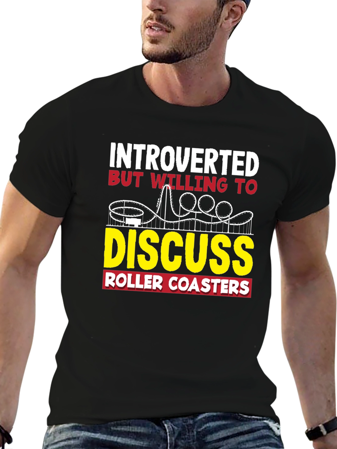 Introverted Roller Coaster Lover T-Shirt - 6