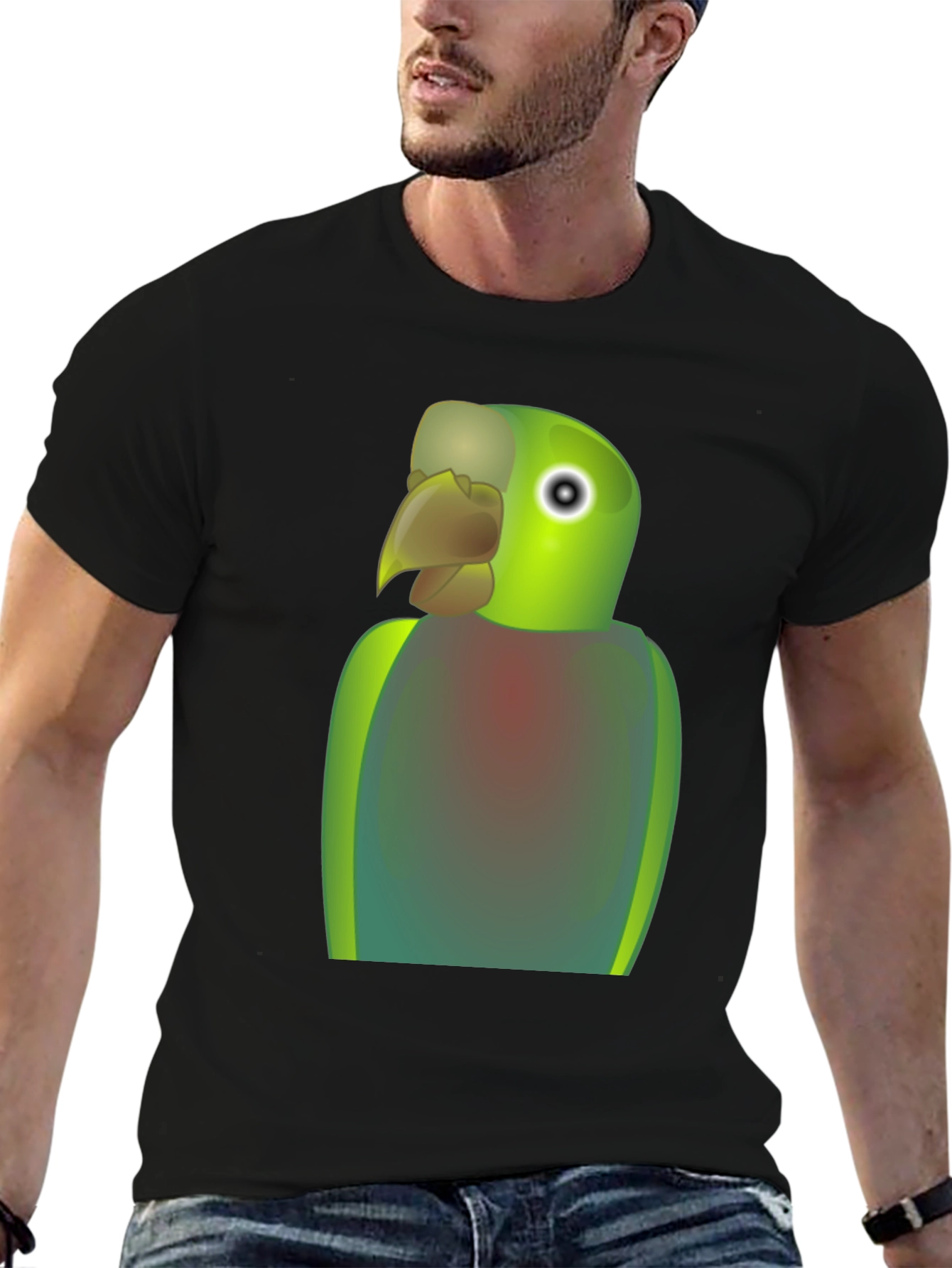 Parrot Graphic T-Shirt - Quirky Bird Lover Tee - 6