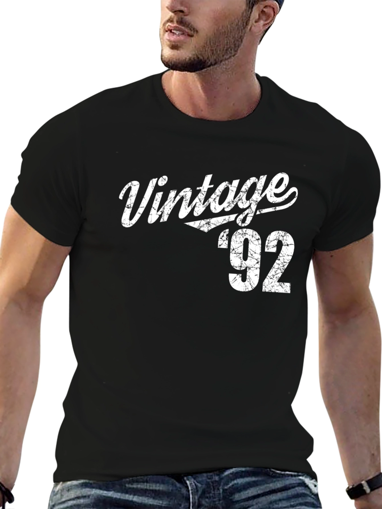 Black Vintage 1992 Graphic T-Shirt view 6