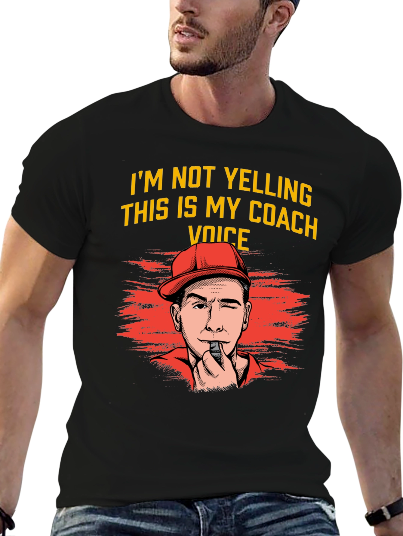 Black Coach Voice Graphic T-Shirt - Black view 6