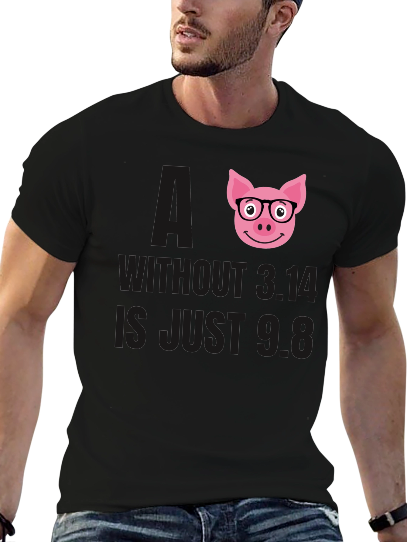 Math Pun Pig T-Shirt - 6