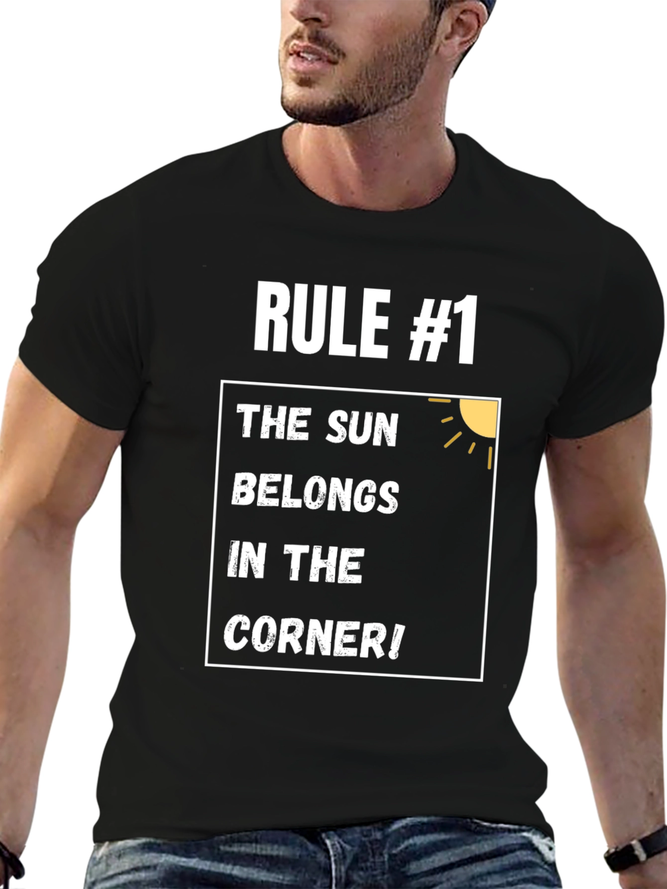 Black Rule #1 The Sun Belongs in the Corner T-Shirt view 6