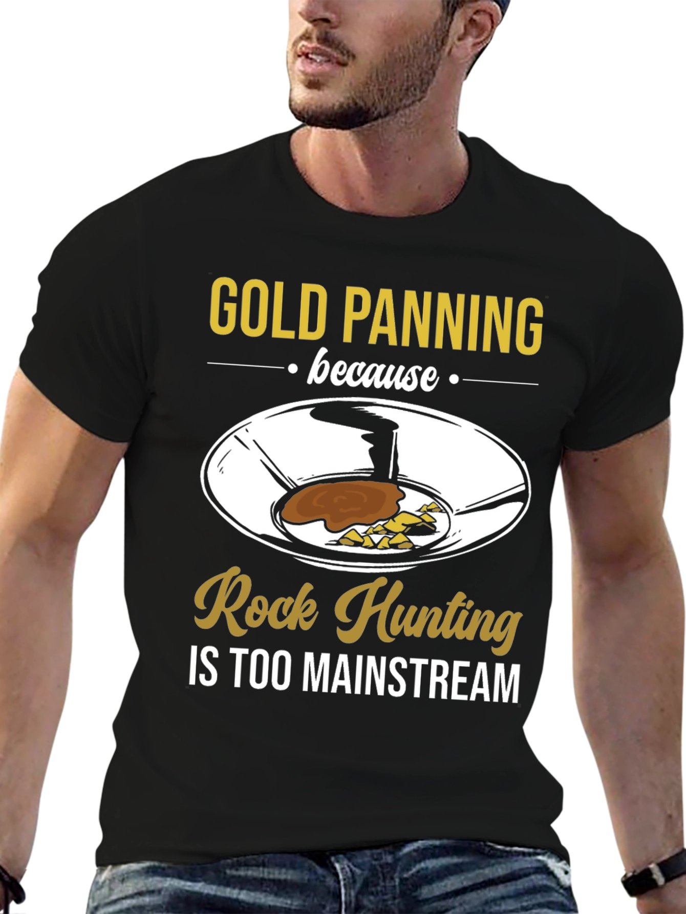 Black Gold Panning Tee - Rock Hunting's Alternative view 6
