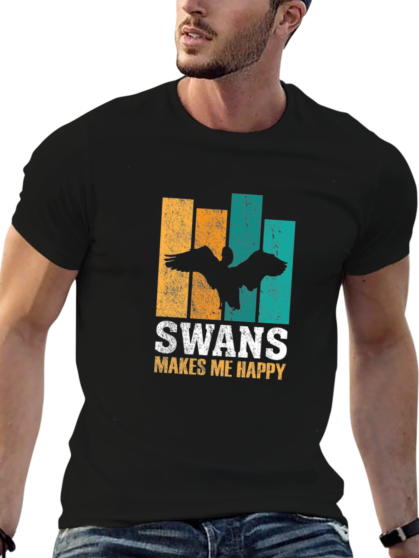 Black Swans Make Me Happy Graphic Tee view 6