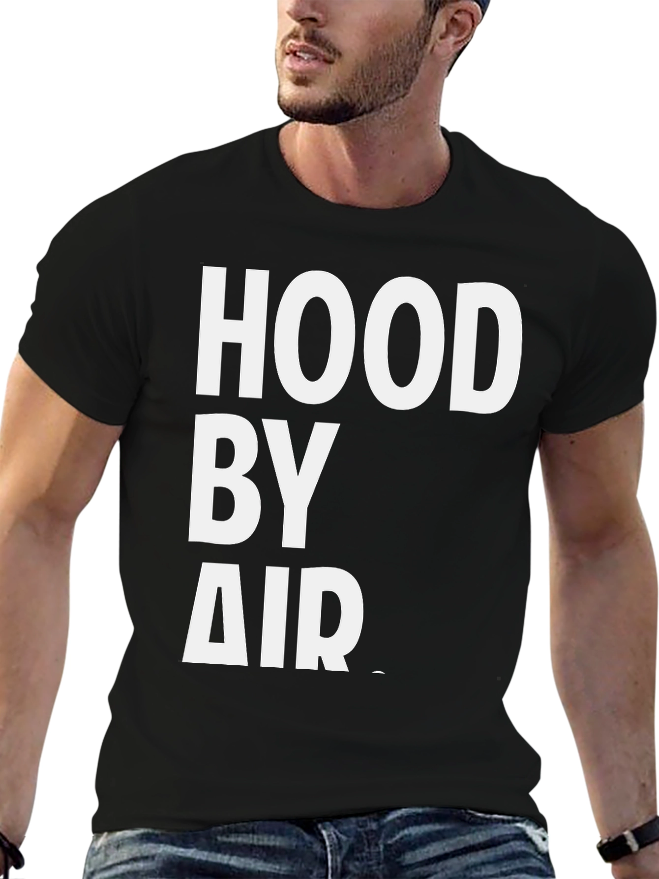 Black Hood By Air Black T-Shirt view 6