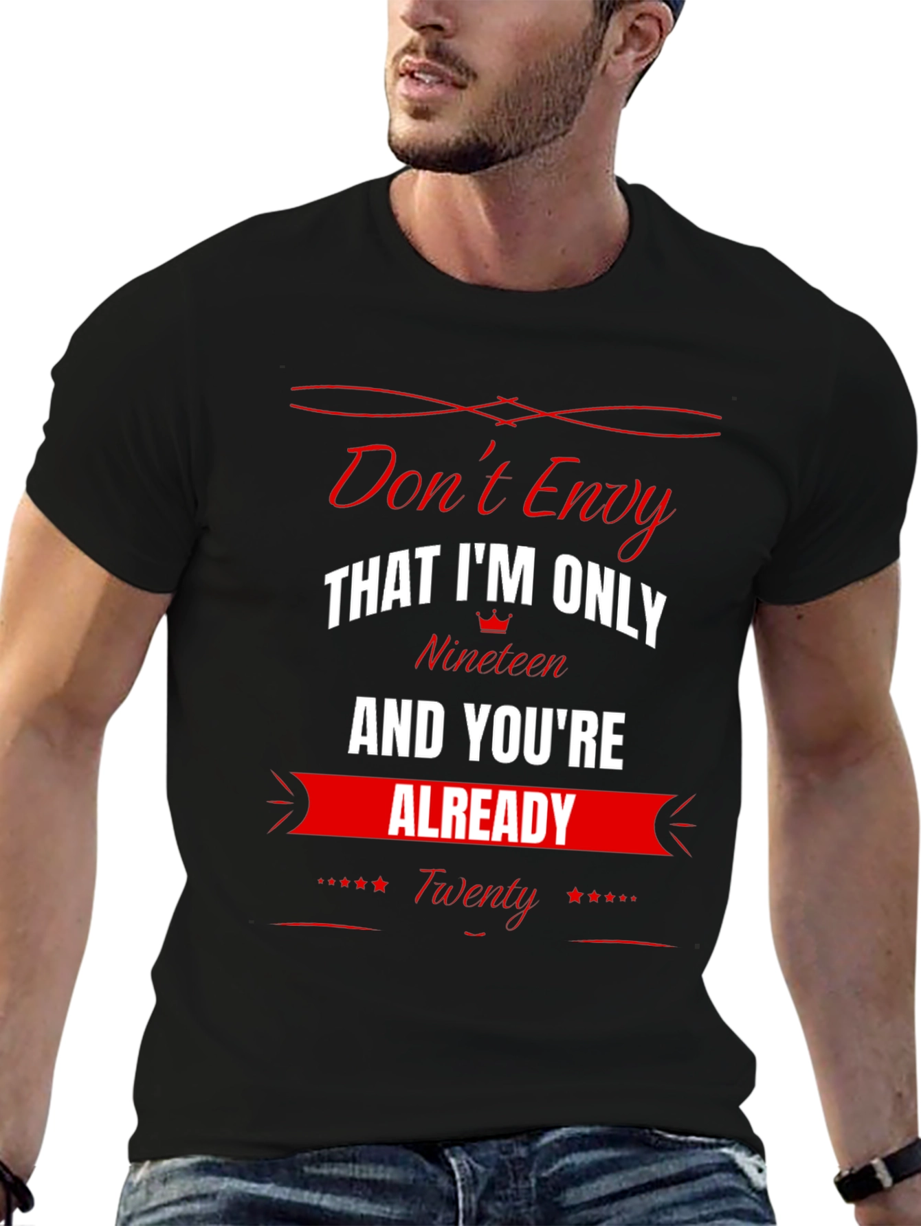 Black Don't Envy Nineteen Twenty T-Shirt view 6