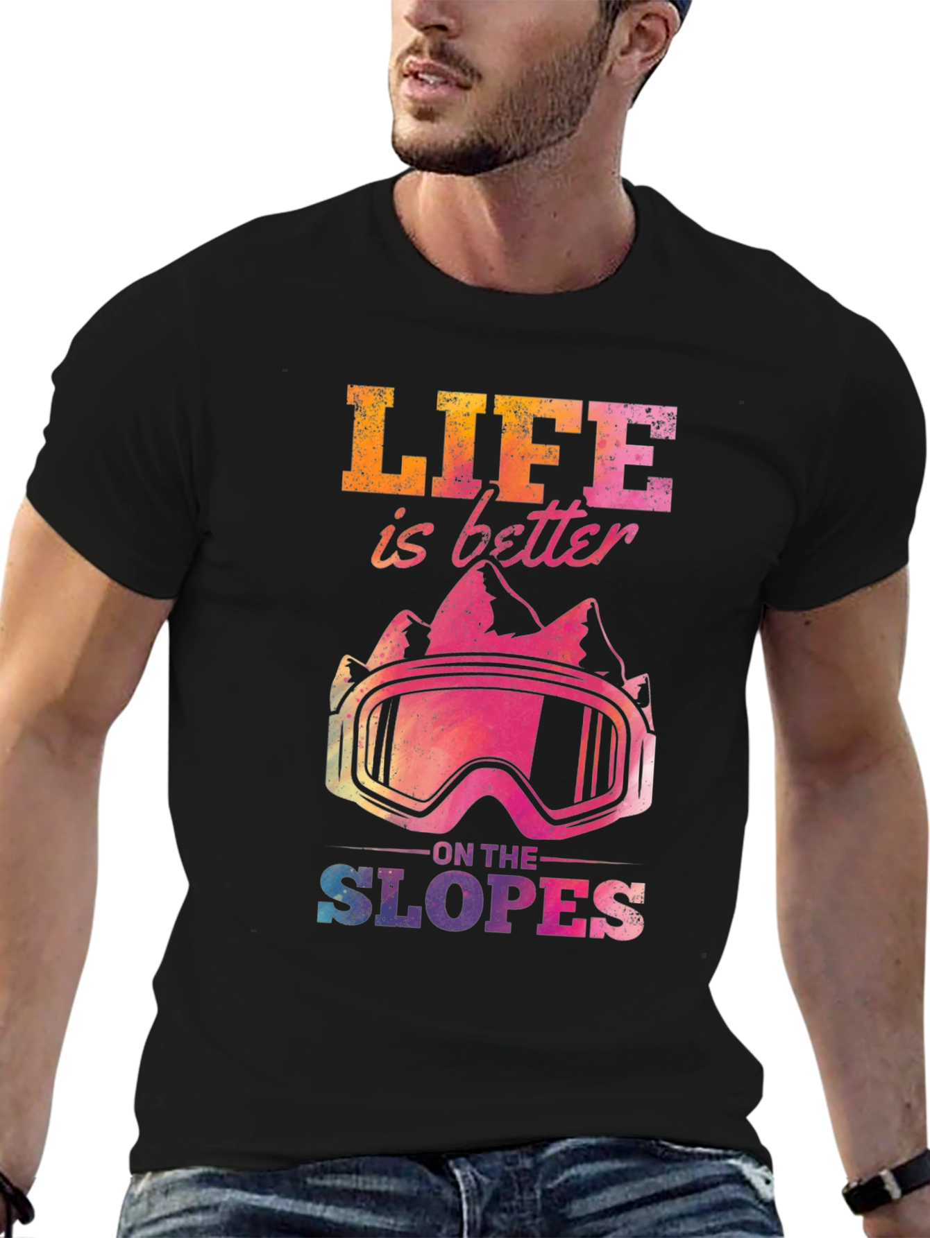 Life Is Better On The Slopes Graphic Tee - 6