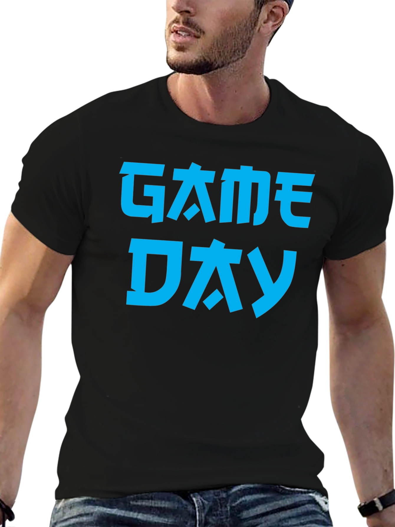 Black Game Day T-Shirt view 6