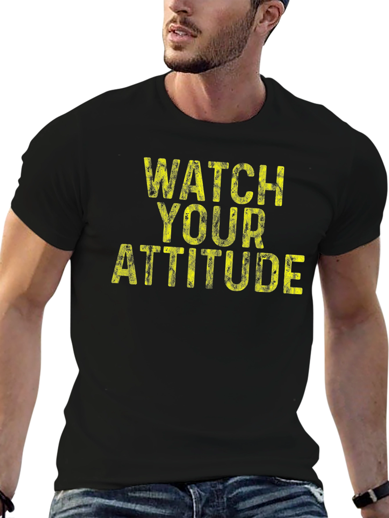 Watch Your Attitude Graphic Tee - Bold Statement Shirt - 6
