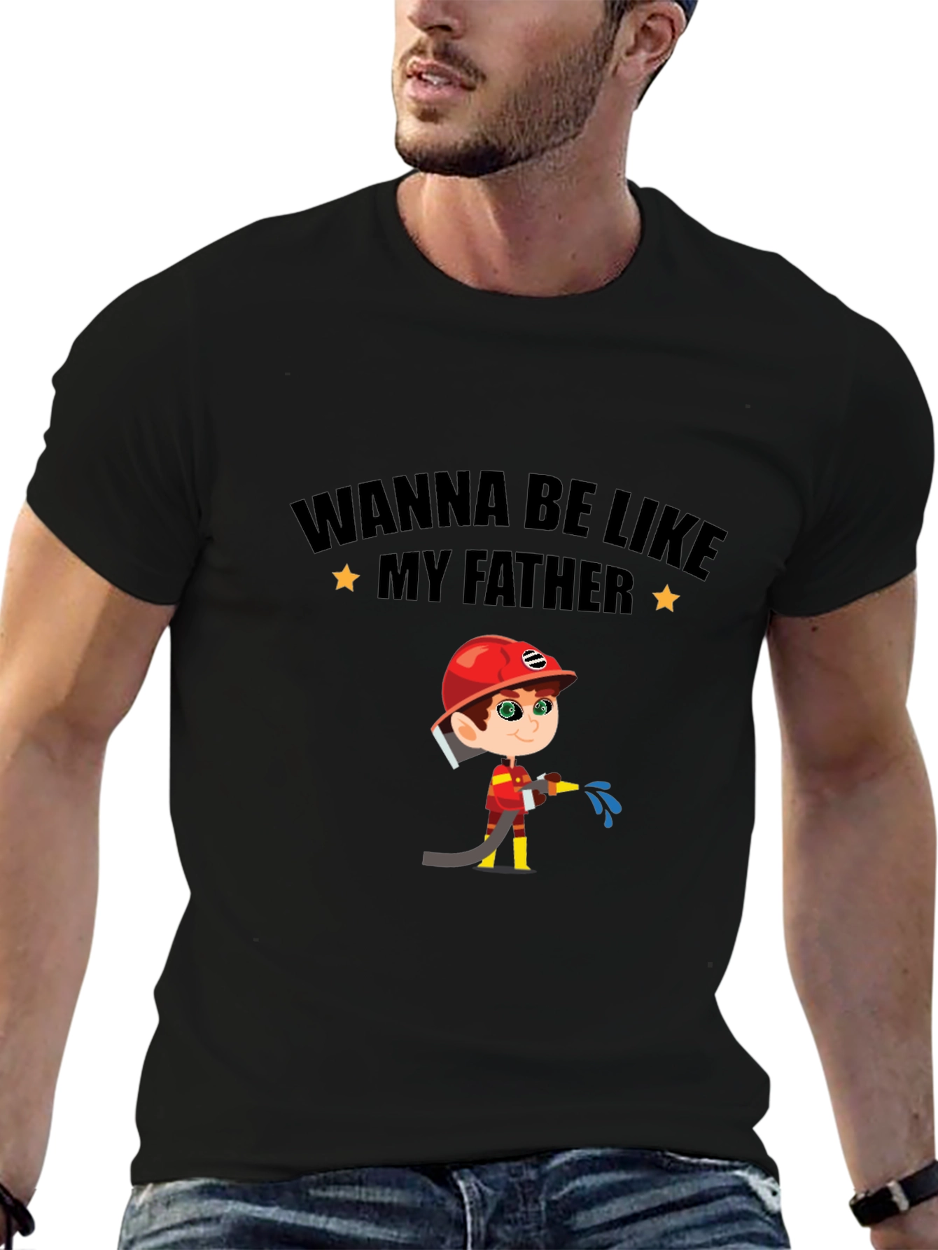 Wanna Be Like My Father Graphic T-Shirt - 6