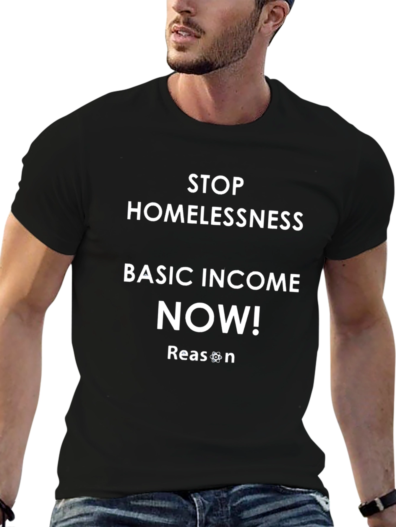 Stop Homelessness Basic Income NOW! T-Shirt - 6