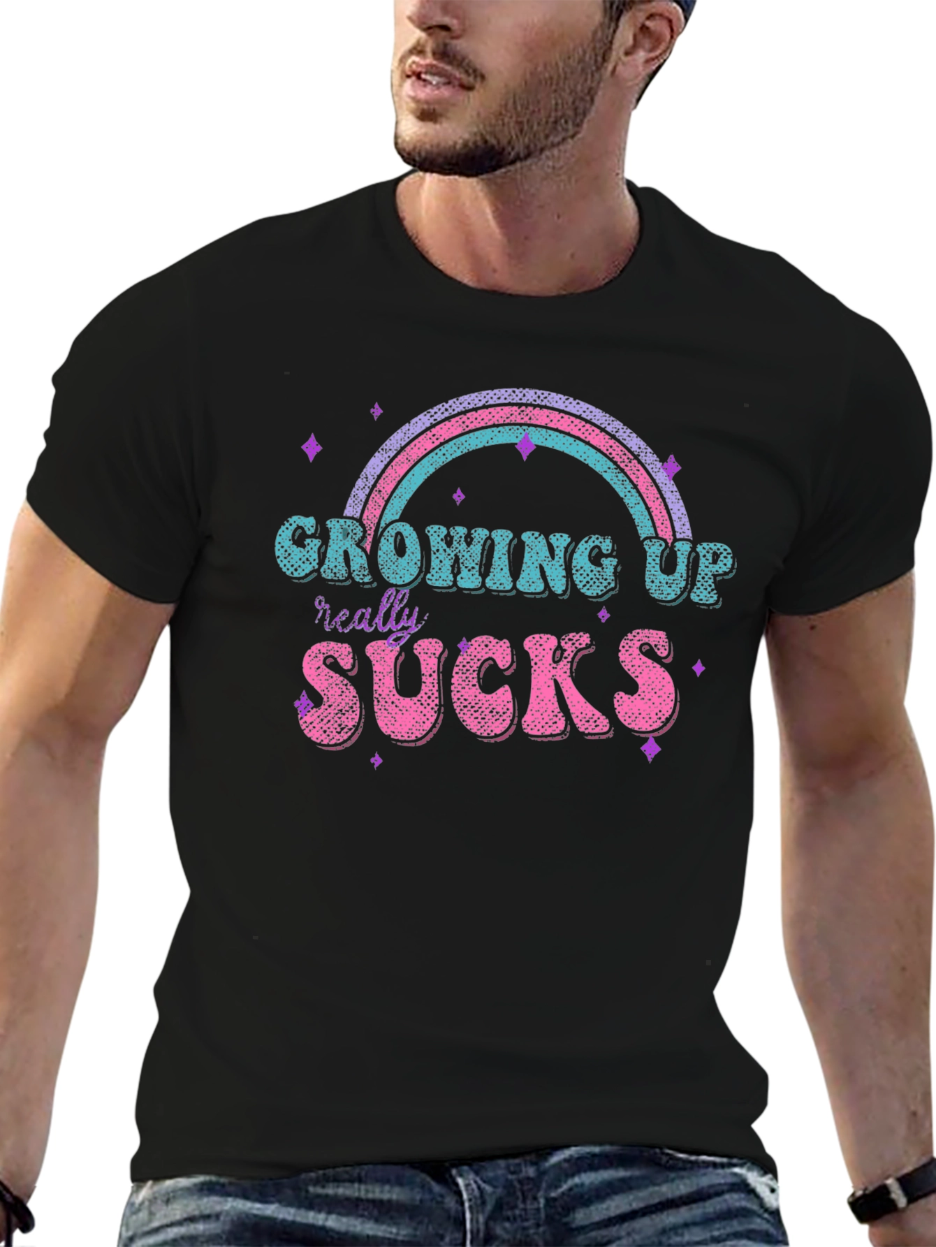 Growing Up Really Sucks Graphic Tee - 6