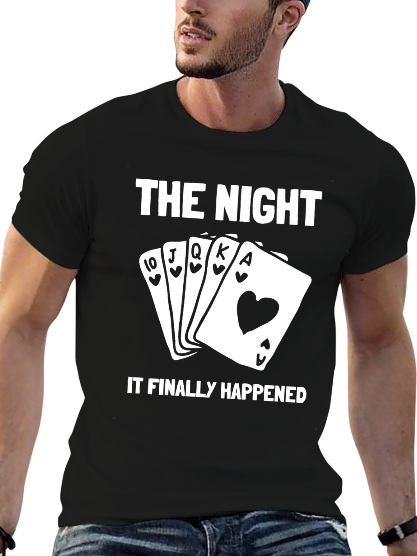 Royal Flush Night T-Shirt - Lucky Poker Player Tee - 6