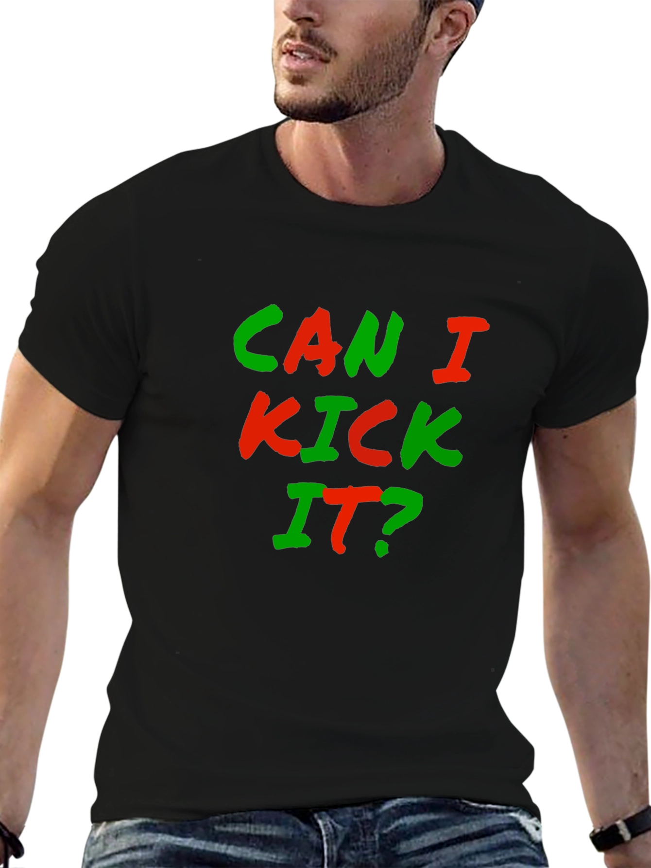 Can I Kick It? Graphic Tee - 6