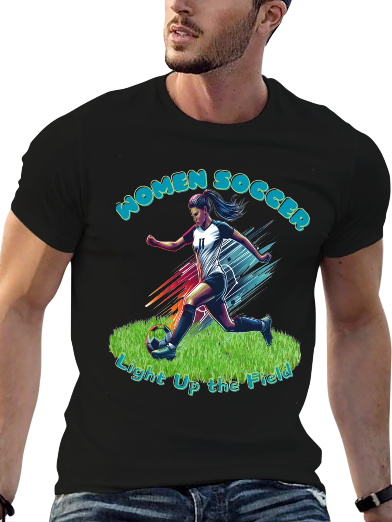 Women's Soccer Graphic T-Shirt - 6