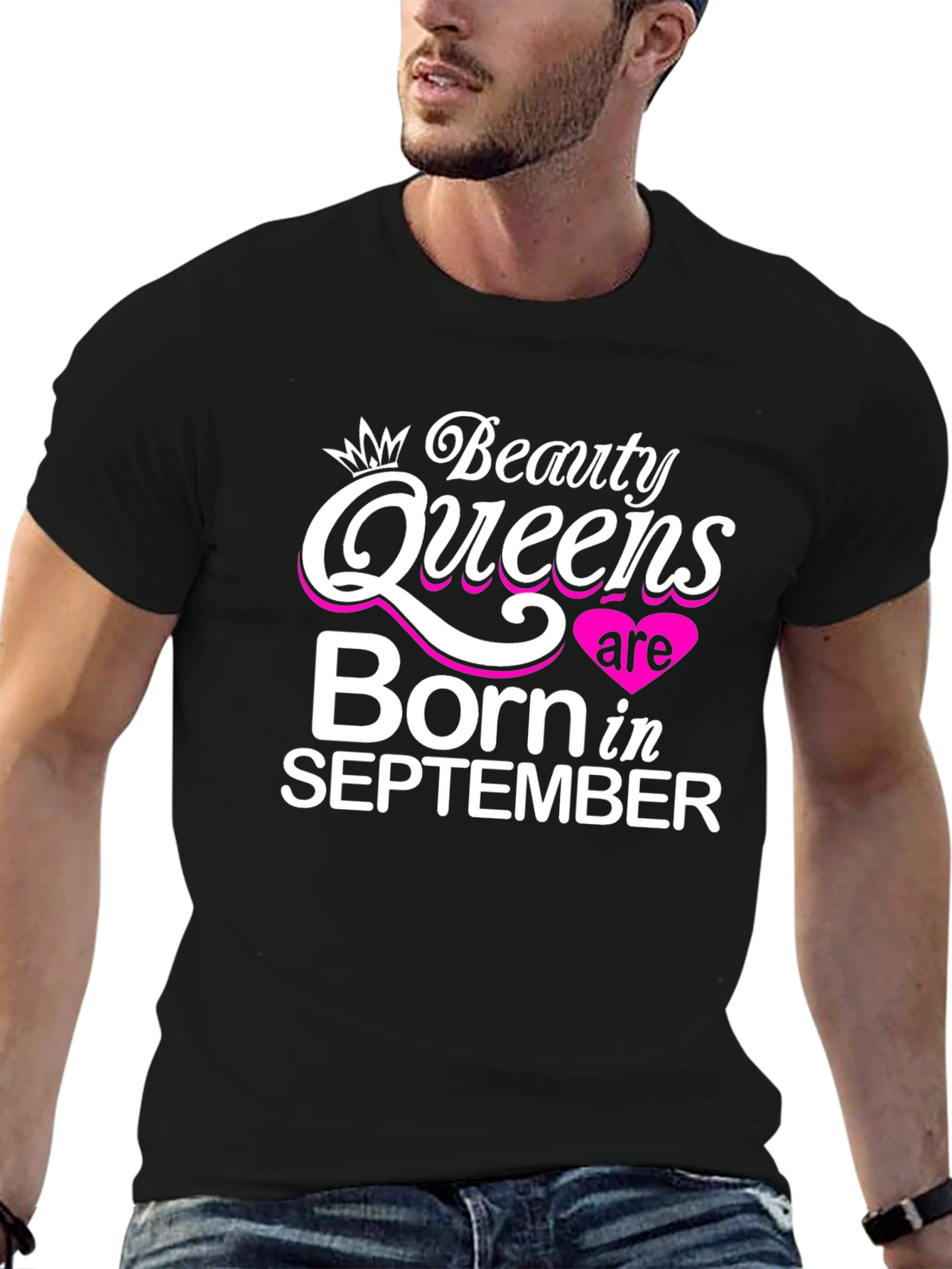 Black Beauty Queens Born in September T-Shirt view 6