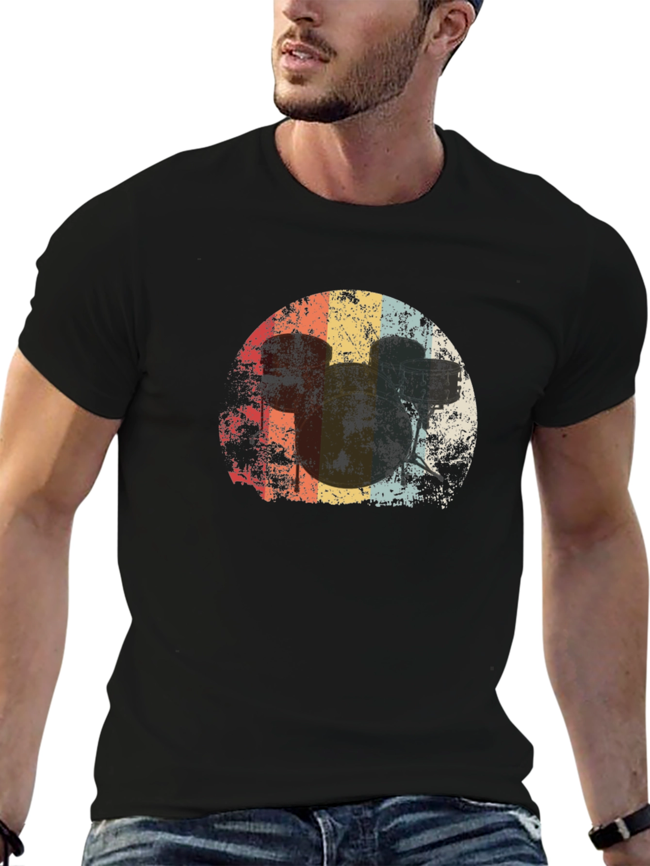 Retro Film Reel Graphic Tee - 6