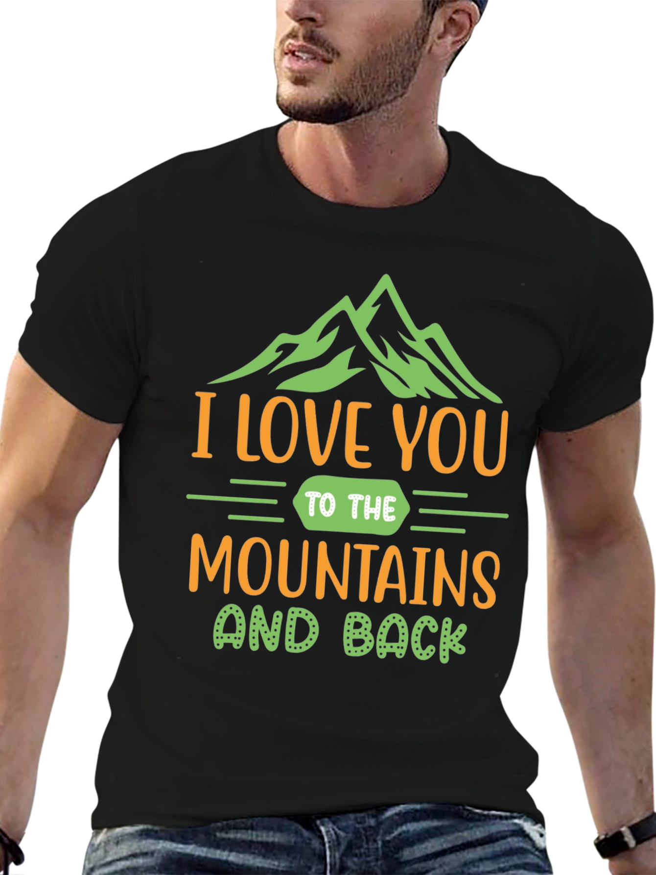 Black Mountains Graphic Print Tee view 6
