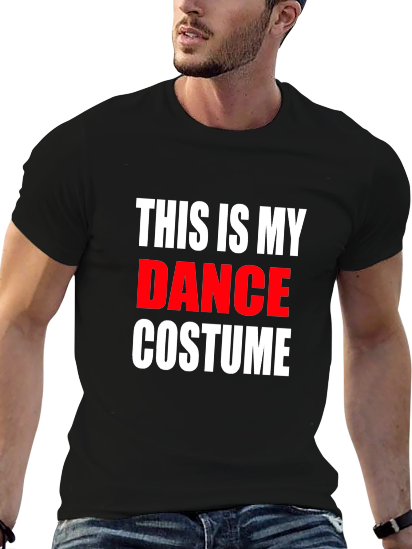 Black Dance Costume T-Shirt - Funny Dancing Tee view 6