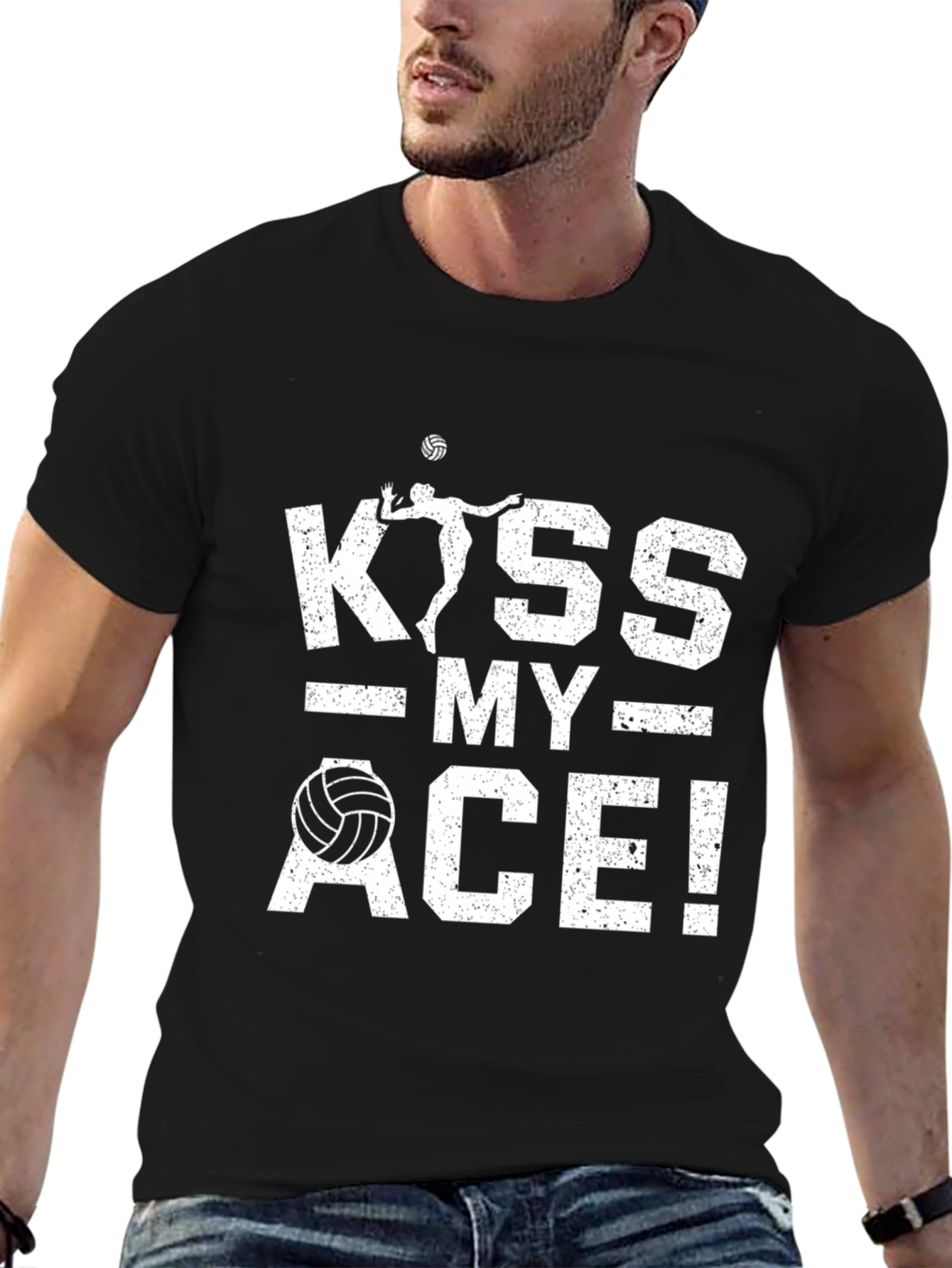 Kiss My Ace Volleyball Graphic T-Shirt - 6