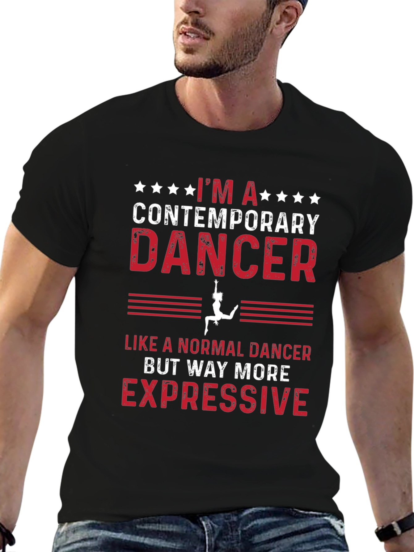 Contemporary Dancer Graphic T-Shirt - Expressive Style - 6