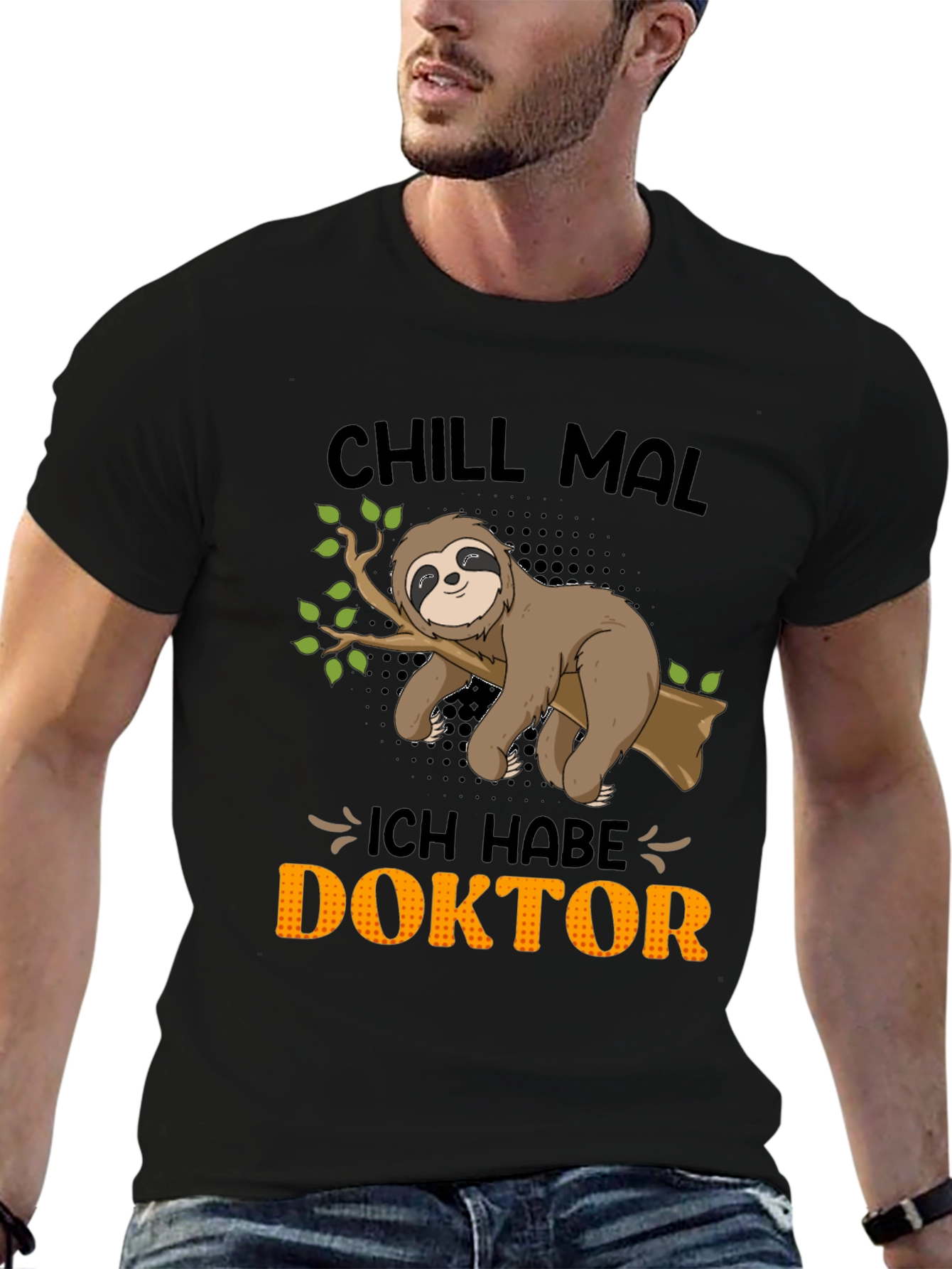 Chill Mal Doktor Sloth Tee - Relax in Style! - 6