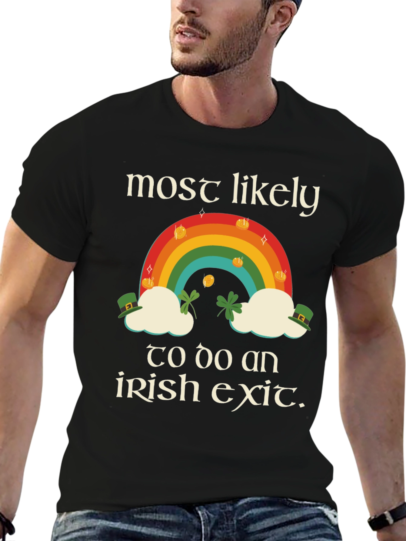Black Irish Exit Graphic Tee view 6